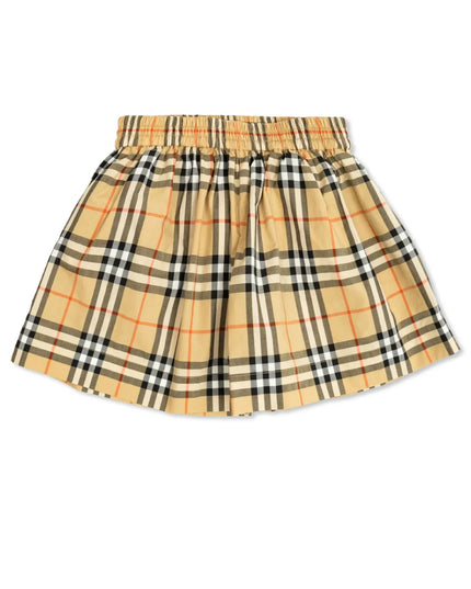 kids atelier burberry Check Pattern Elasticated Waist Shorts