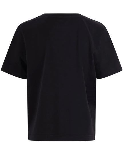 kids atelier burberry Black T-shirt with Graphic Print