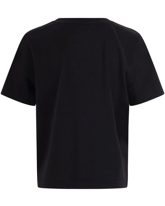 kids atelier burberry Black T-shirt with Graphic Print