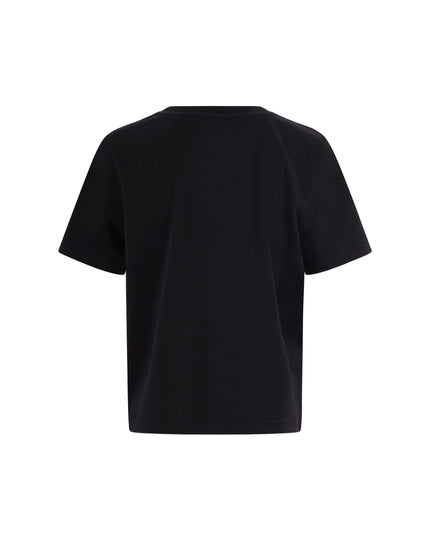 kids atelier burberry Black T-shirt with Graphic Print