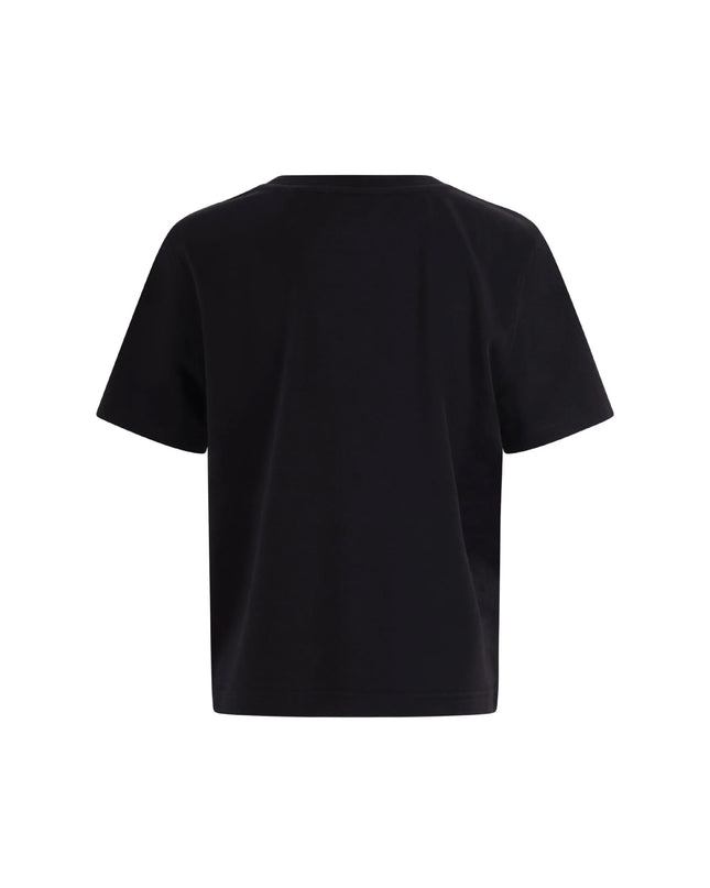 kids atelier burberry Black T-shirt with Graphic Print