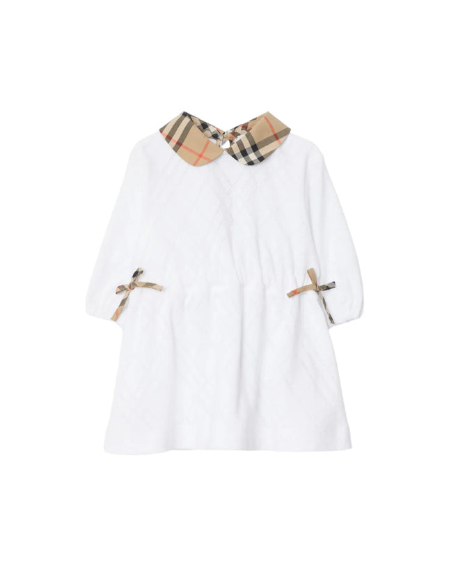 kids atelier Burberry-C:N2 DRAYA LS:166725:A1464-WHITE-CN DRESSES