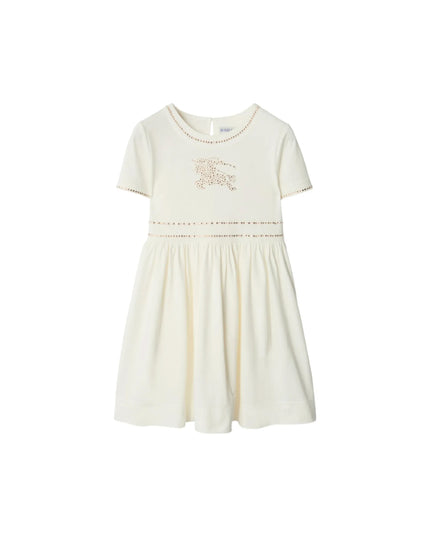 kids atelier Burberry-C:KG2 AGGIE CRYSTAL:153156:B7347-SALT-CG DRESSES