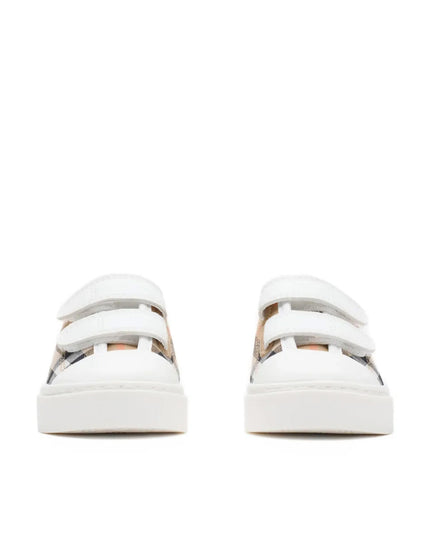 kids atelier Burberry Velcro Straps Check sneakers