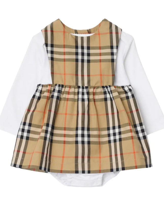 kids atelier burberry Baby Classic Check Dress Set
