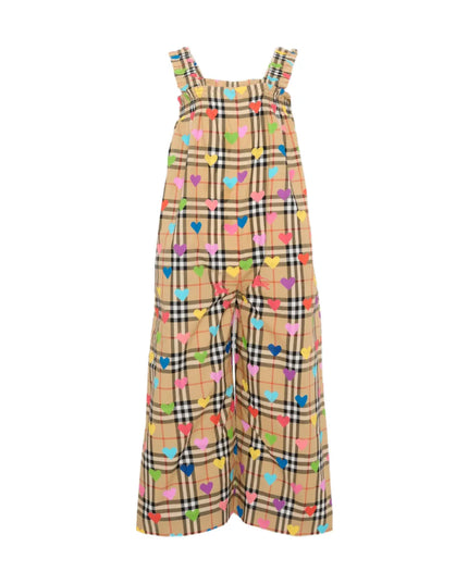 kids atelier mimi tutu Heart Check Jumpsuit