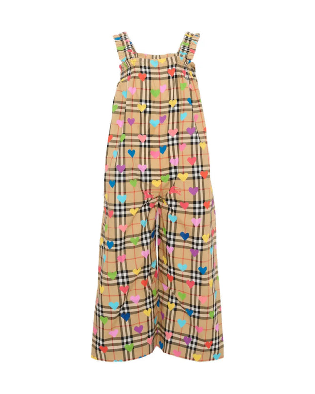 kids atelier mimi tutu Heart Check Jumpsuit