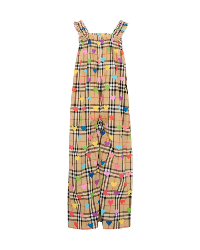 kids atelier mimi tutu Heart Check Jumpsuit