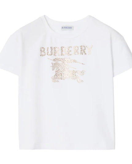kids atelier burberry Equestrian-Logo Cotton T-shirt