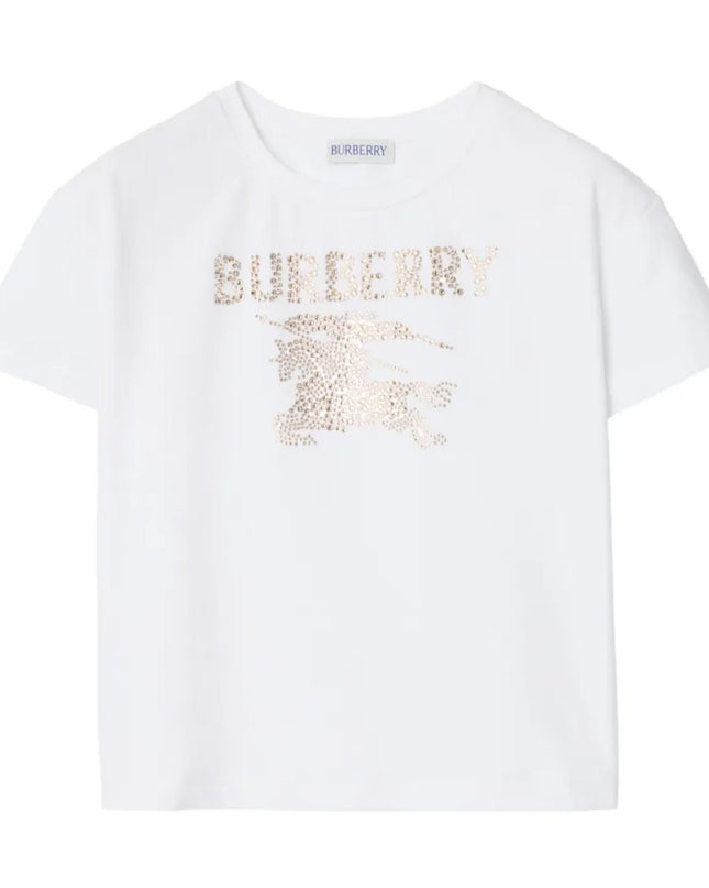 kids atelier burberry Equestrian-Logo Cotton T-shirt