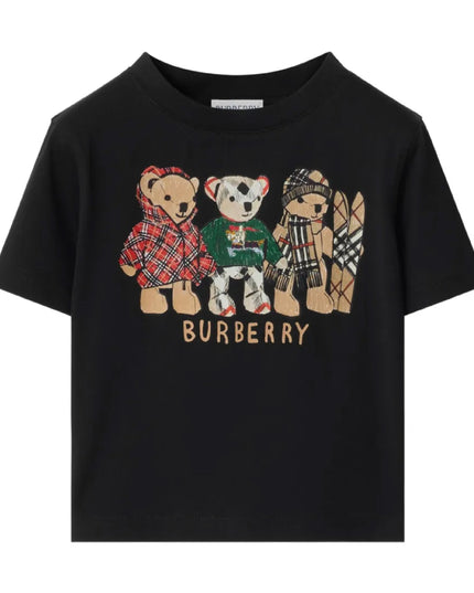 kids atelier burberry Thomas Bear Friends Cotton T-shirt