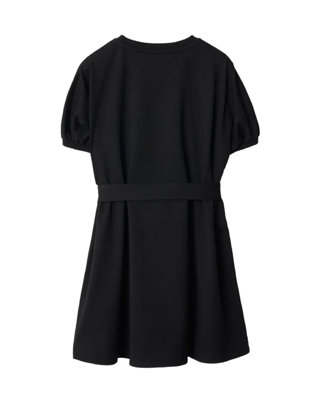 kids atelier burberry Checked-Trim Embroidered-Equestrian Design Dress