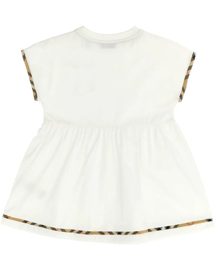 kids atelier burberry Checked Bloomers Dress Set