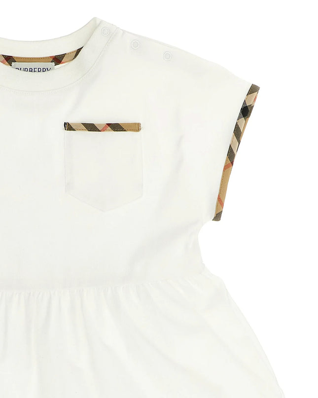 kids atelier burberry Checked Bloomers Dress Set