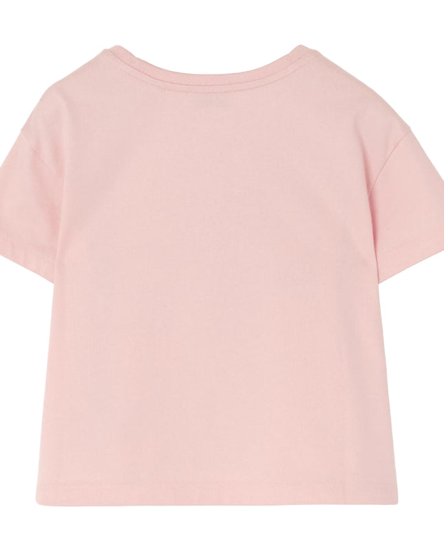 kids atelier burberry Pink Knight Stamp Cotton T-shirt