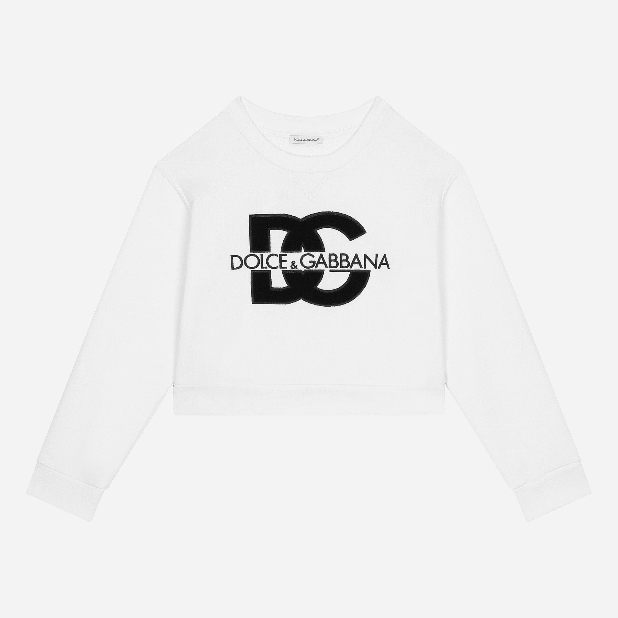 DOLCE&GABBANA DG刺繍 ホワイトパンツ 白 50 DOLCE&GABBANA DG刺繍 ホワイトパンツ 白 50（ホワイト（白）系