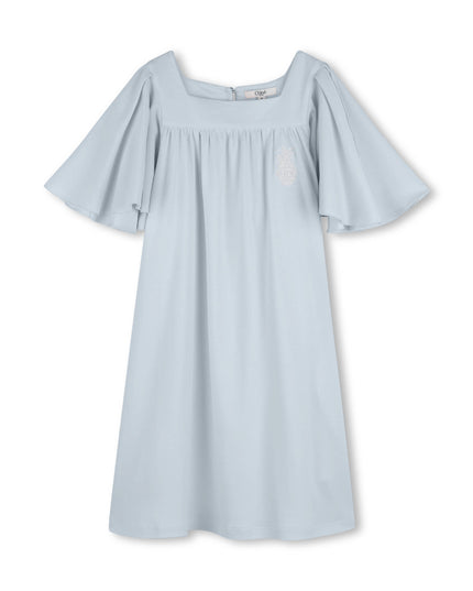 kids atelier chloe Blue Wide-Sleeve Dress