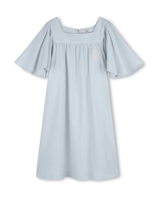 kids atelier chloe Blue Wide-Sleeve Dress