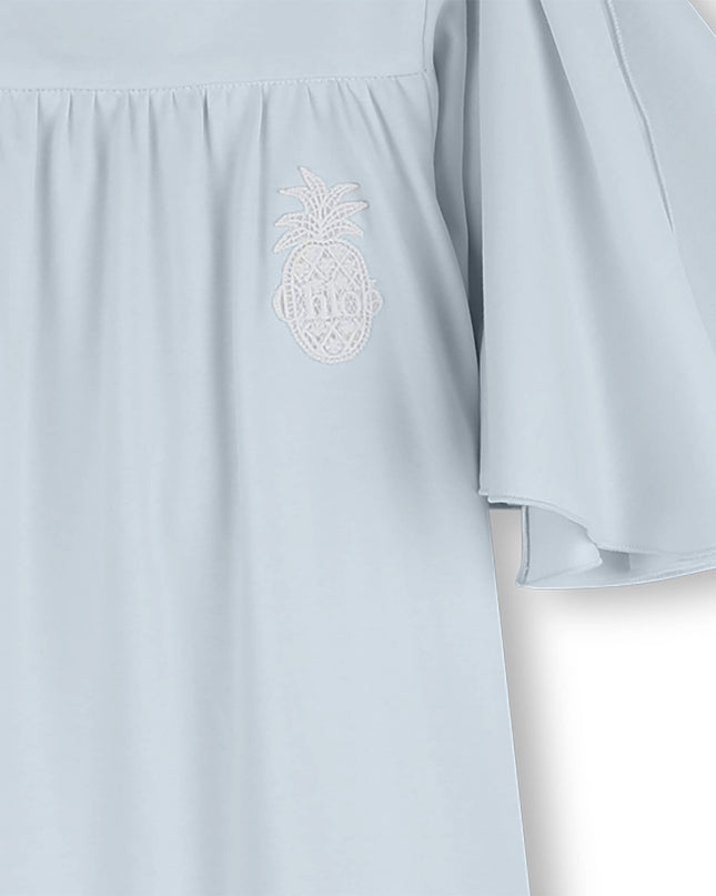 kids atelier chloe Blue Wide-Sleeve Dress