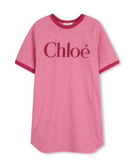 kids atelier chloe Pink Chloé Logo Dress