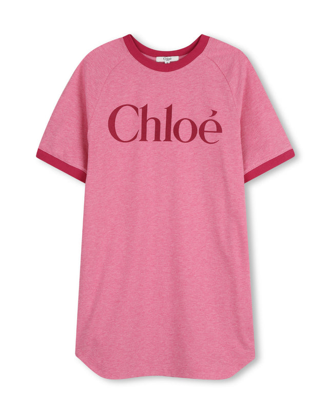 kids atelier chloe Pink Chloé Logo Dress