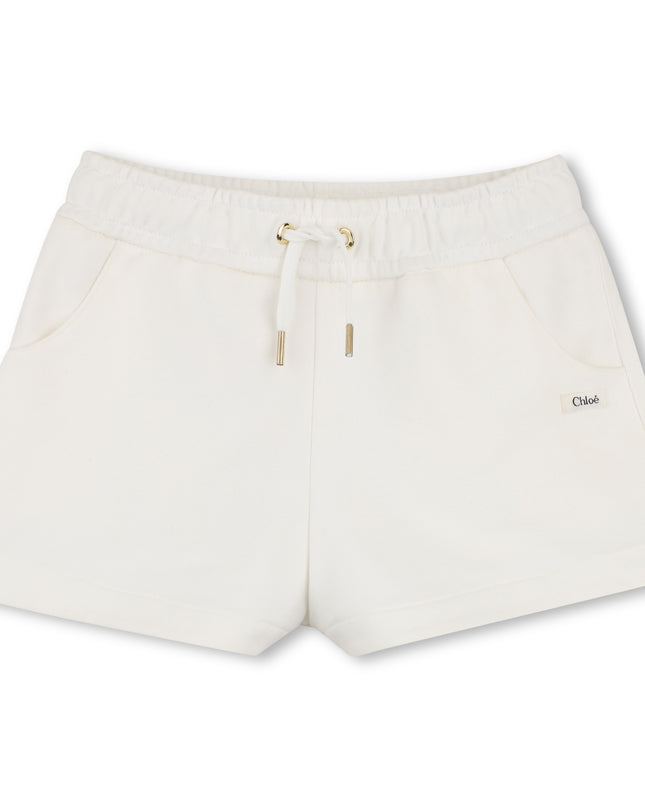 kids atelier chloe Off White Chloé Logo Shorts