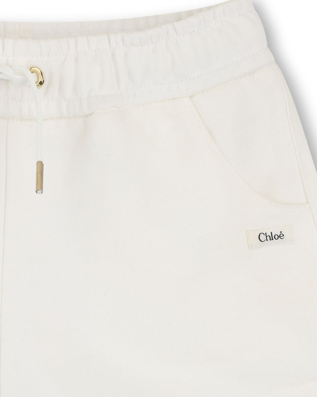 kids atelier chloe Off White Chloé Logo Shorts