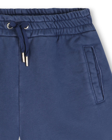kids atelier chloe Navy Blue Drawstring Shorts