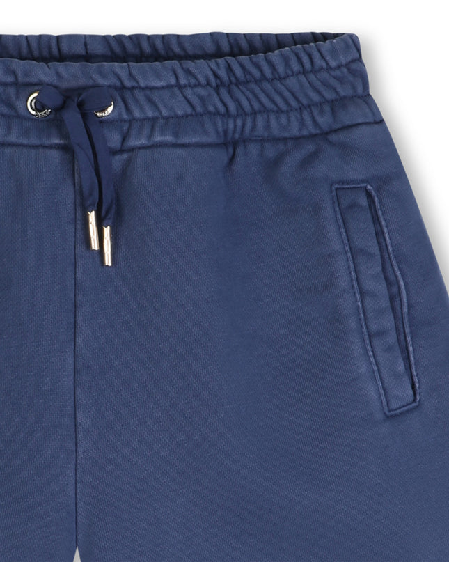 kids atelier chloe Navy Blue Drawstring Shorts