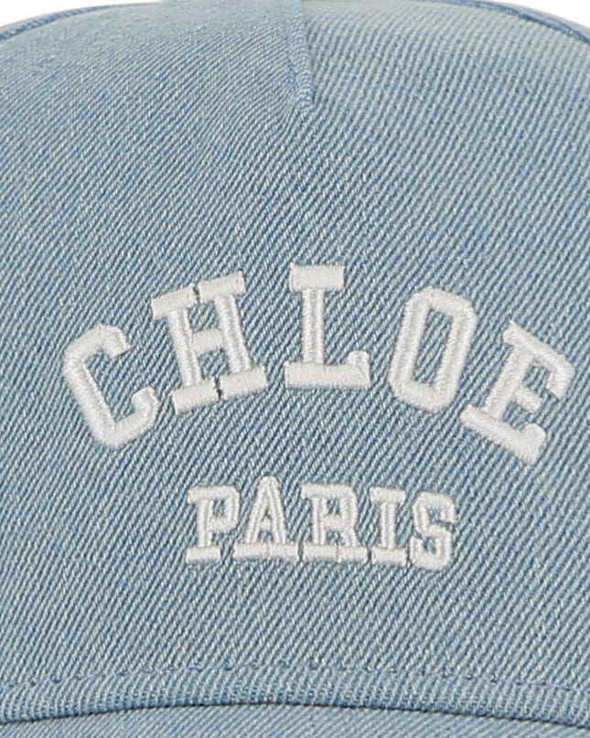 kids atelier chloe Light Blue Chloé Paris Denim Cap