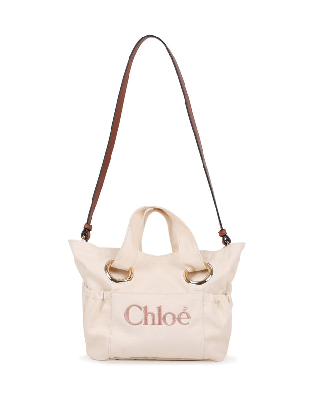 kids atelier chloe Ivory Chloé Ring-Detail Handbag