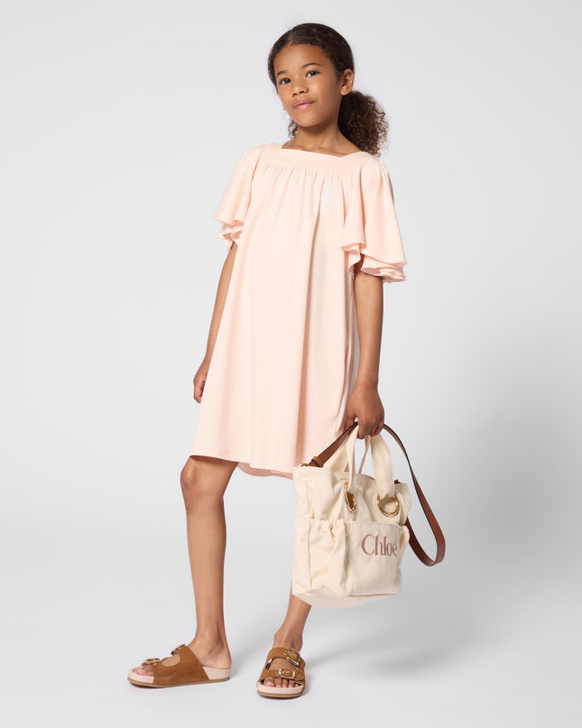 kids atelier chloe Ivory Chloé Ring-Detail Handbag