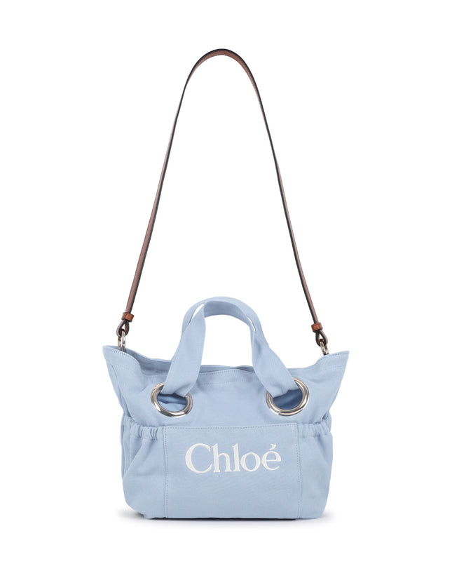 kids atelier chloe Blue Chloé Ring-Detail Handbag