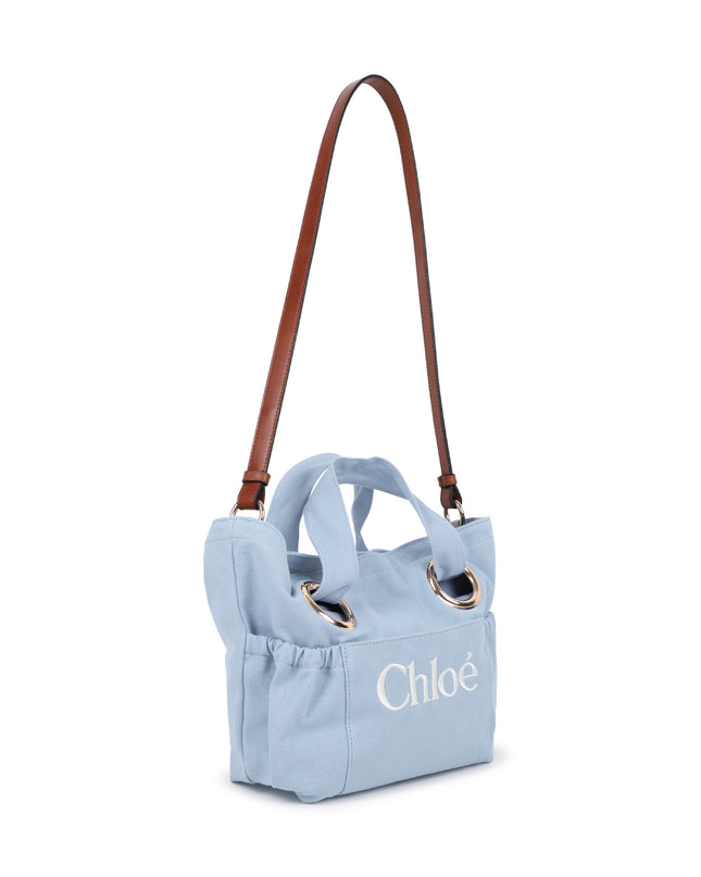 kids atelier chloe Blue Chloé Ring-Detail Handbag