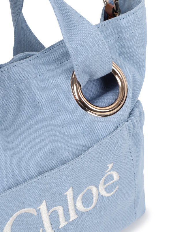 kids atelier chloe Blue Chloé Ring-Detail Handbag