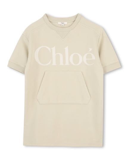 kids atelier chloe Beige Chloé Logo Dress