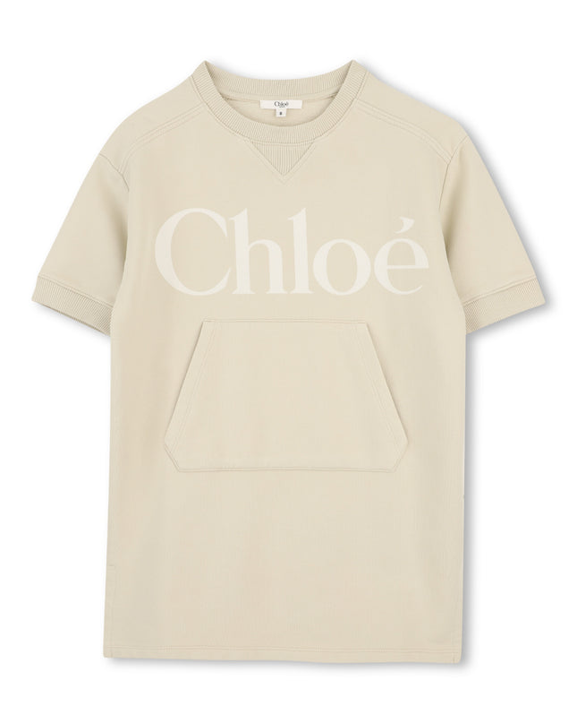 kids atelier chloe Beige Chloé Logo Dress