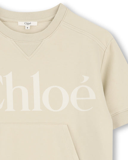 kids atelier chloe Beige Chloé Logo Dress