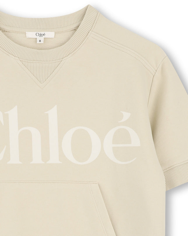 kids atelier chloe Beige Chloé Logo Dress