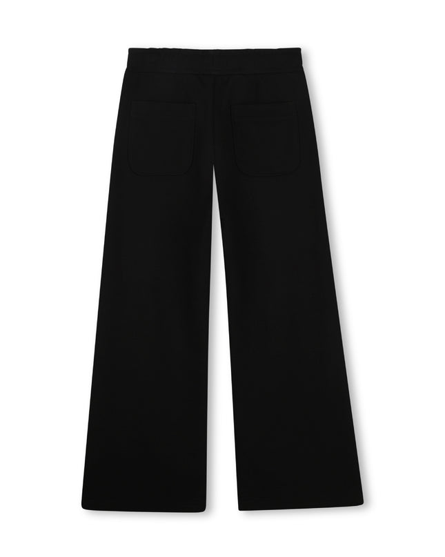 Kids Atelier Chloe Black Logo Drawstring Pants