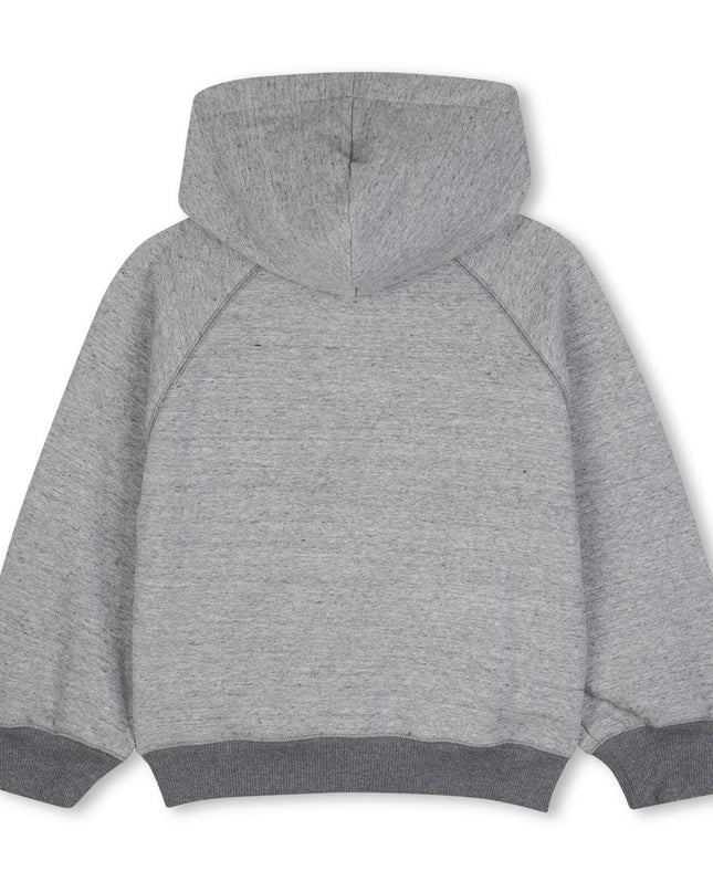 Kids Atelier Chloe Gray Logo Hooded Sweatshirt
