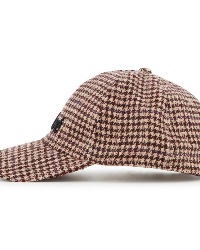 Kids Atelier Chloe Houndstooth Logo Cap