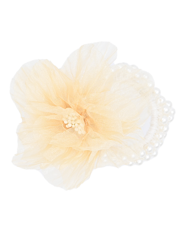 mimi tutu-MTPCS25004-Tulle Flower Scrunchie