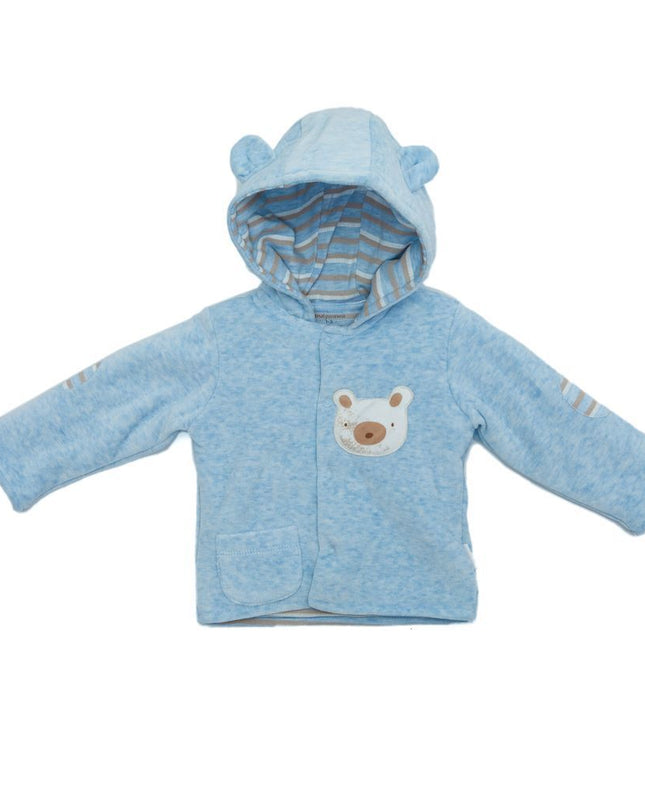 Andy Wawa-BLUE-Baby MONT COAT VELVET TINY BEAR&FRIENDS-AC22325