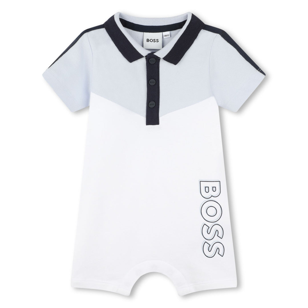 boss-j50781-10p-bb-White Logo Romper