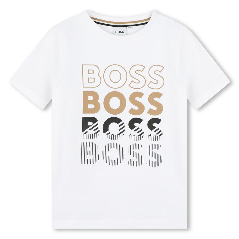 boss-j50775-10p-kb-White Logo T-Shirt