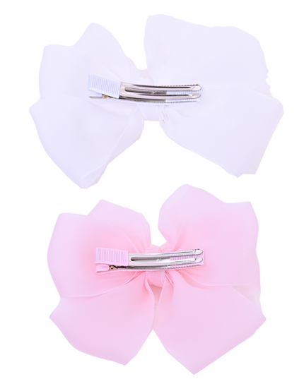 Multicolor Ribbon Bow Hairclip Set