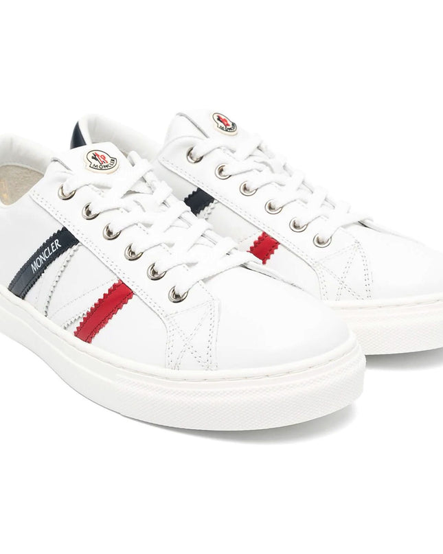 moncler-j1-954-4m000-20-m2969-p07-White Logo Sneakers