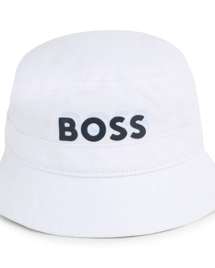 White Logo Bucket Hat