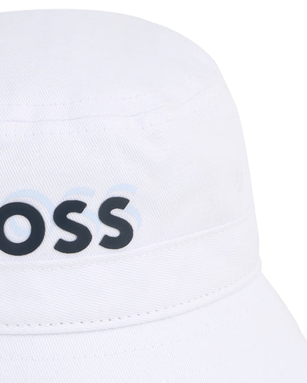 White Logo Bucket Hat